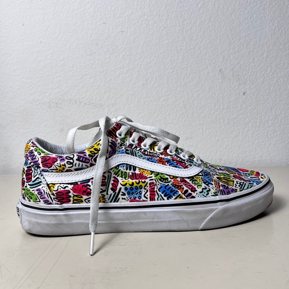 Vans x Dallas Clayton Doodle Lace-Up Low Top Sneakers Unisex M 9 / W 10.5 - Picture 8 of 11